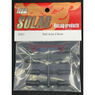 Team Solar P003 Ball Joint 4.8mm Long 8pcs
